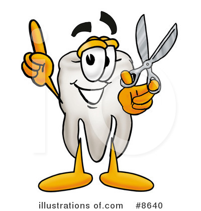 Royalty-Free (RF) Tooth Clipart Illustration by Mascot Junction - Stock Sample #8640