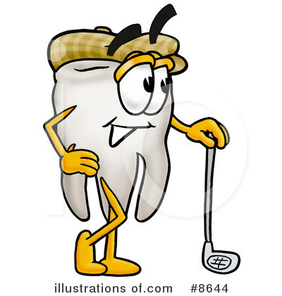 Royalty-Free (RF) Tooth Clipart Illustration by Mascot Junction - Stock Sample #8644
