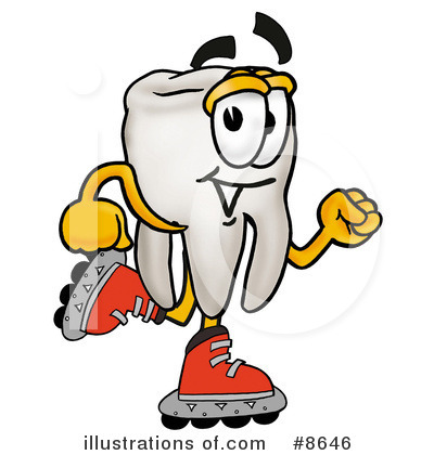 Royalty-Free (RF) Tooth Clipart Illustration by Mascot Junction - Stock Sample #8646