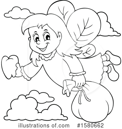 Royalty-Free (RF) Tooth Fairy Clipart Illustration by visekart - Stock Sample #1580662