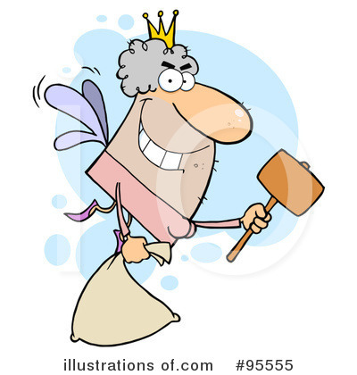 Royalty-Free (RF) Tooth Fairy Clipart Illustration by Hit Toon - Stock Sample #95555
