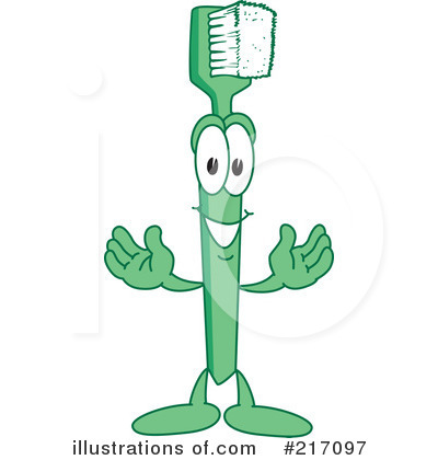 Toothbrush Mascot Clipart #217097 by Mascot Junction