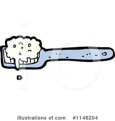 Royalty-Free (RF) Toothbrush Clipart Illustration by lineartestpilot - Stock Sample #1148204