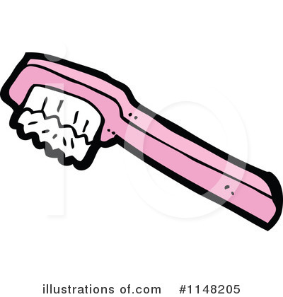 Royalty-Free (RF) Toothbrush Clipart Illustration by lineartestpilot - Stock Sample #1148205