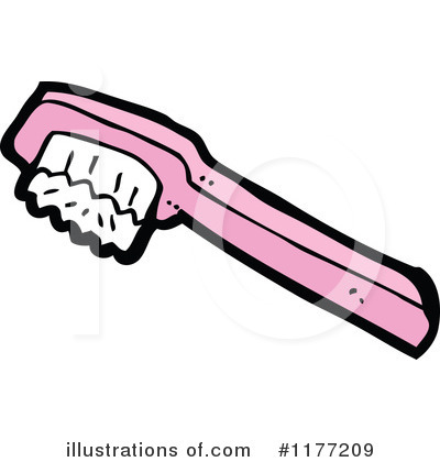 Royalty-Free (RF) Toothbrush Clipart Illustration by lineartestpilot - Stock Sample #1177209