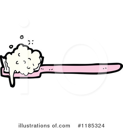 Royalty-Free (RF) Toothbrush Clipart Illustration by lineartestpilot - Stock Sample #1185324
