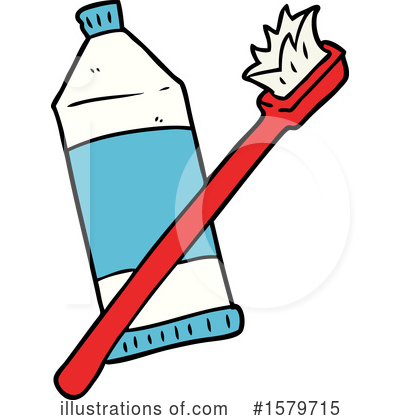 Royalty-Free (RF) Toothbrush Clipart Illustration by lineartestpilot - Stock Sample #1579715