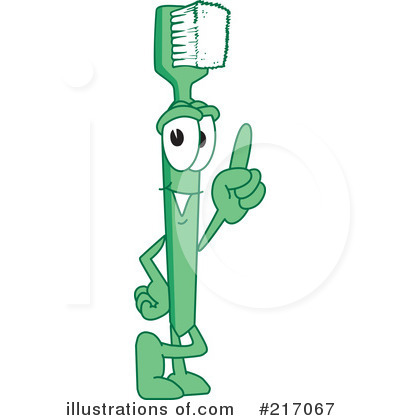 Toothbrush Mascot Clipart #217067 by Mascot Junction