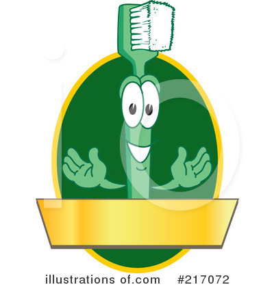 Toothbrush Character Clipart #217072 by Mascot Junction