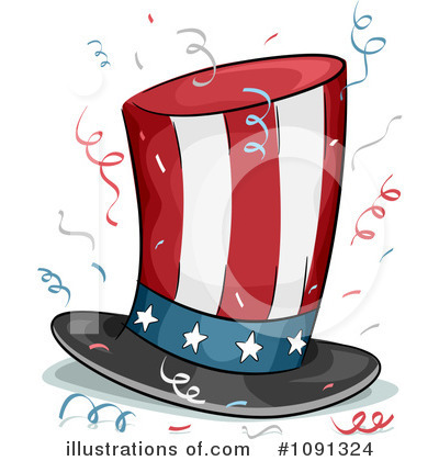 Royalty-Free (RF) Top Hat Clipart Illustration by BNP Design Studio - Stock Sample #1091324