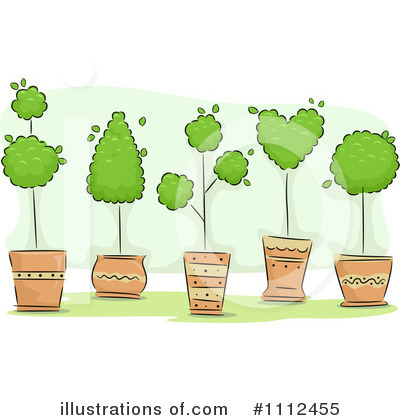 Royalty-Free (RF) Topiary Clipart Illustration by BNP Design Studio - Stock Sample #1112455