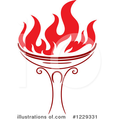 Royalty-Free (RF) Torch Clipart Illustration by Vector Tradition SM - Stock Sample #1229331