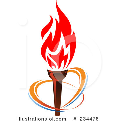 Flame Clipart #1234478 by Vector Tradition SM