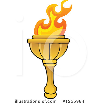 Royalty-Free (RF) Torch Clipart Illustration by visekart - Stock Sample #1255984