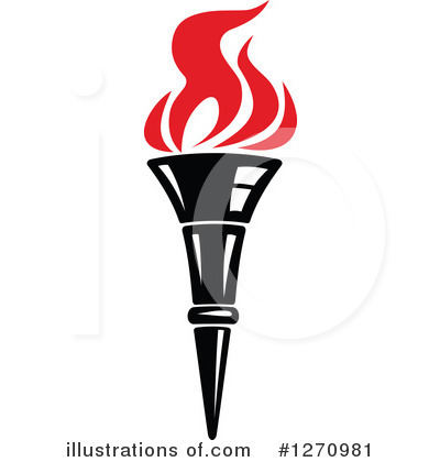 Royalty-Free (RF) Torch Clipart Illustration by Vector Tradition SM - Stock Sample #1270981