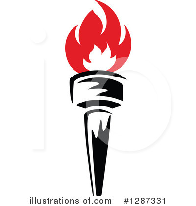 Royalty-Free (RF) Torch Clipart Illustration by Vector Tradition SM - Stock Sample #1287331