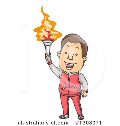 Royalty-Free (RF) Torch Clipart Illustration by BNP Design Studio - Stock Sample #1308071