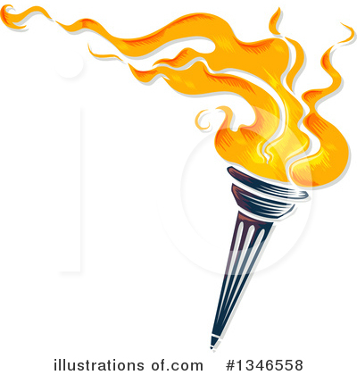 Royalty-Free (RF) Torch Clipart Illustration by BNP Design Studio - Stock Sample #1346558