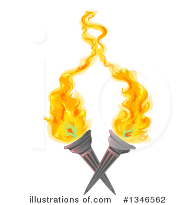 Royalty-Free (RF) Torch Clipart Illustration by BNP Design Studio - Stock Sample #1346562