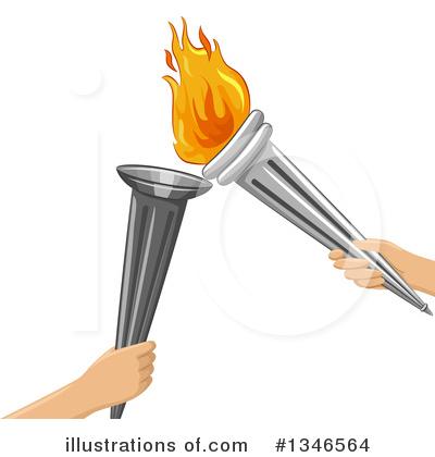 Royalty-Free (RF) Torch Clipart Illustration by BNP Design Studio - Stock Sample #1346564