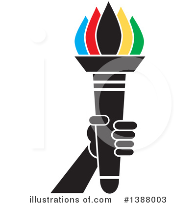 Royalty-Free (RF) Torch Clipart Illustration by Johnny Sajem - Stock Sample #1388003