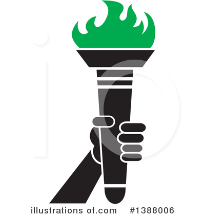 Royalty-Free (RF) Torch Clipart Illustration by Johnny Sajem - Stock Sample #1388006