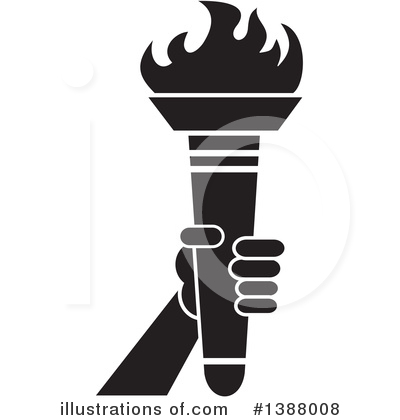 Royalty-Free (RF) Torch Clipart Illustration by Johnny Sajem - Stock Sample #1388008