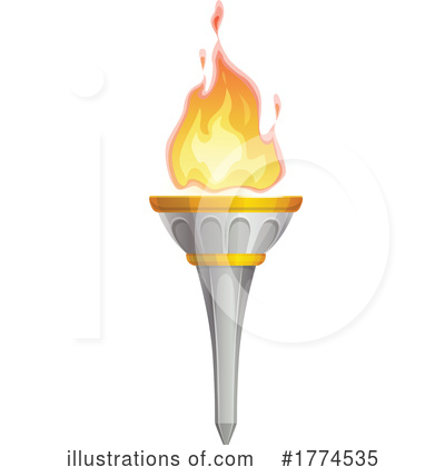 Royalty-Free (RF) Torch Clipart Illustration by Vector Tradition SM - Stock Sample #1774535