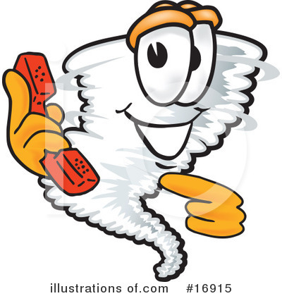 Royalty-Free (RF) Tornado Character Clipart Illustration by Mascot Junction - Stock Sample #16915