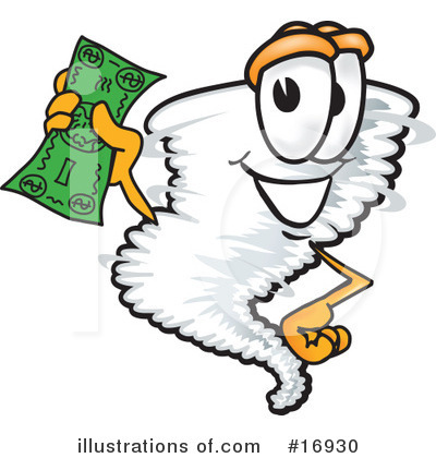 Dollar Bill Clipart #16930 by Mascot Junction