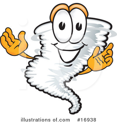 Tornado Character Clipart #16938 by Mascot Junction