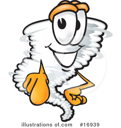 Tornado Character Clipart #16939 by Mascot Junction
