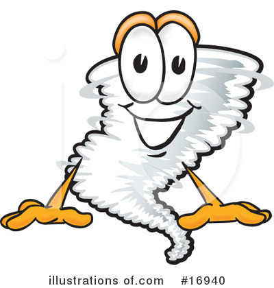 Royalty-Free (RF) Tornado Character Clipart Illustration by Mascot Junction - Stock Sample #16940