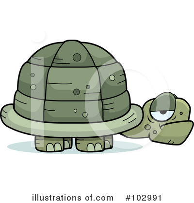 Royalty-Free (RF) Tortoise Clipart Illustration by Cory Thoman - Stock Sample #102991