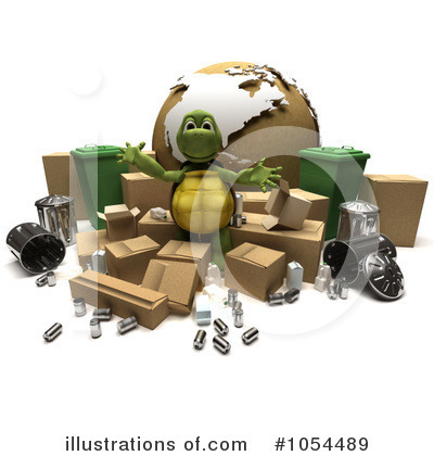 Royalty-Free (RF) Tortoise Clipart Illustration by KJ Pargeter - Stock Sample #1054489