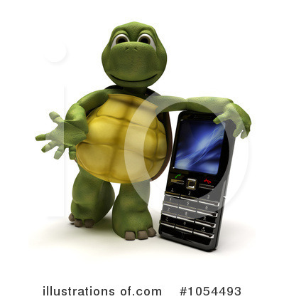 Cell Phone Clipart #1054493 by KJ Pargeter