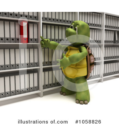 Royalty-Free (RF) Tortoise Clipart Illustration by KJ Pargeter - Stock Sample #1058826