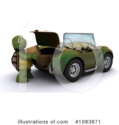 Royalty-Free (RF) Tortoise Clipart Illustration by KJ Pargeter - Stock Sample #1083671