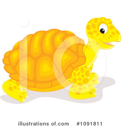 Royalty-Free (RF) Tortoise Clipart Illustration by Alex Bannykh - Stock Sample #1091811