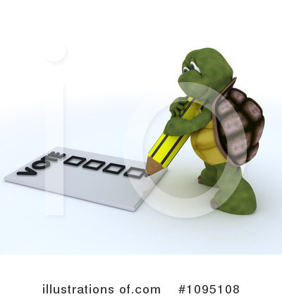Royalty-Free (RF) Tortoise Clipart Illustration by KJ Pargeter - Stock Sample #1095108