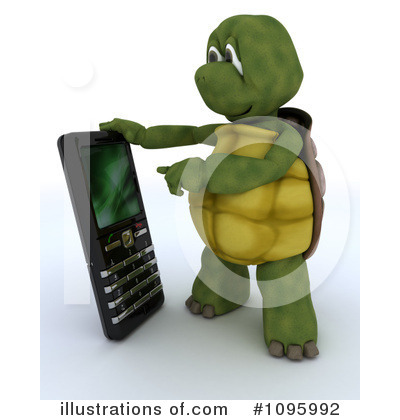 Cell Phone Clipart #1095992 by KJ Pargeter