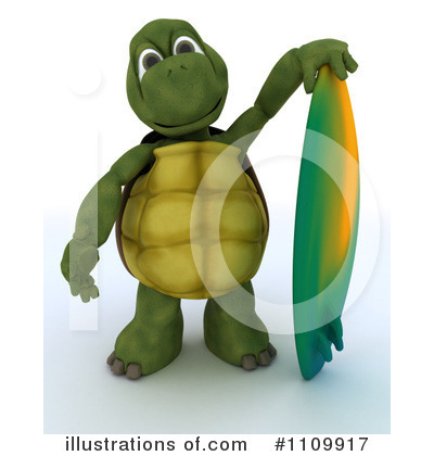 Royalty-Free (RF) Tortoise Clipart Illustration by KJ Pargeter - Stock Sample #1109917