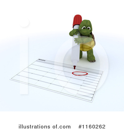 Royalty-Free (RF) Tortoise Clipart Illustration by KJ Pargeter - Stock Sample #1160262