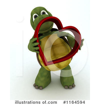 Royalty-Free (RF) Tortoise Clipart Illustration by KJ Pargeter - Stock Sample #1164594