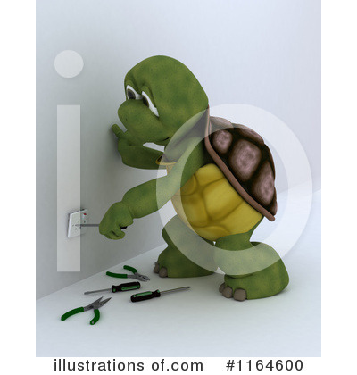 Royalty-Free (RF) Tortoise Clipart Illustration by KJ Pargeter - Stock Sample #1164600