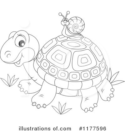 Royalty-Free (RF) Tortoise Clipart Illustration by Alex Bannykh - Stock Sample #1177596