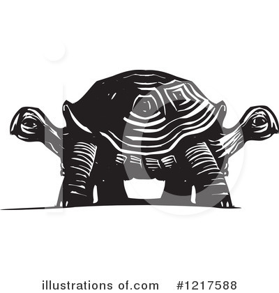 Royalty-Free (RF) Tortoise Clipart Illustration by xunantunich - Stock Sample #1217588