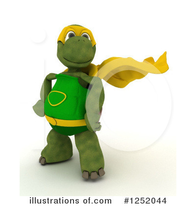 Royalty-Free (RF) Tortoise Clipart Illustration by KJ Pargeter - Stock Sample #1252044
