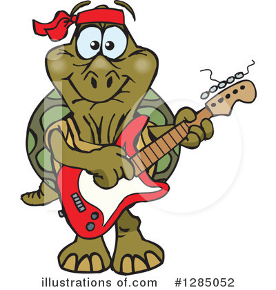 Royalty-Free (RF) Tortoise Clipart Illustration by Dennis Holmes Designs - Stock Sample #1285052