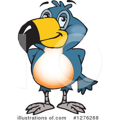 Royalty-Free (RF) Toucan Clipart Illustration by Dennis Holmes Designs - Stock Sample #1276268